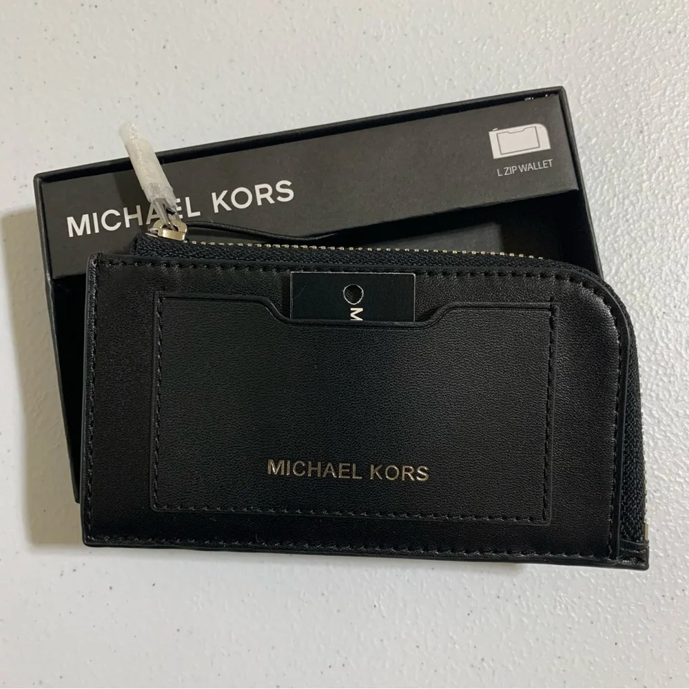 Michael Kors Leather Long Zip Mini Wallet-NWT